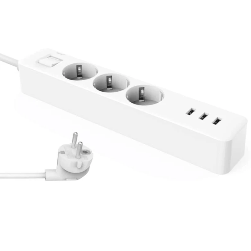 Глобальная версия оригинальная розетка Xiaomi Mijia 3 разъема порта USB большой разъем