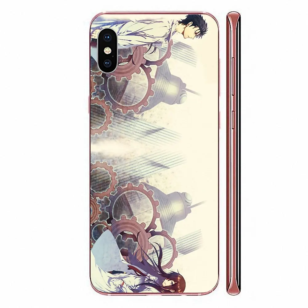 Простые Steins ворота аниме для Sony Xperia Z Z1 Z2 Z3 Z4 Z5 compact Mini M2 M4 M5 T3 E3 E5 XA XA1 XZ Премиум