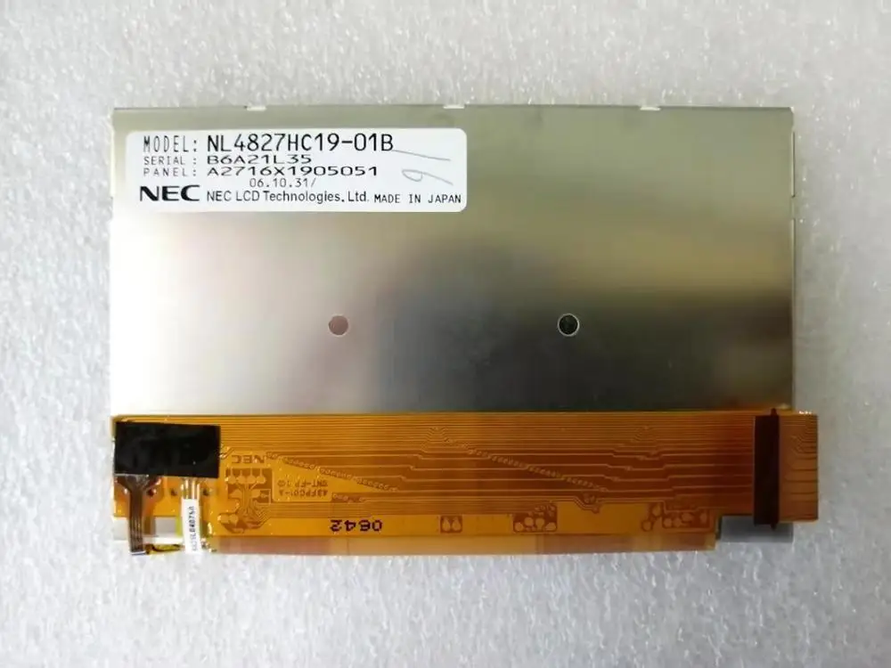 Yqwsyxl оригинальный 4 8 дюйма NL4827HC19-01B NL4827HC19 01B ЖК-экран + сенсорный экран дигитайзер