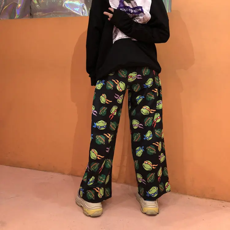 

Women pants Spring Harajuku Cargo Cartoon Pants Women Camouflage Streetwear Casual Trousers Hip Pop High Waist Sweatpants