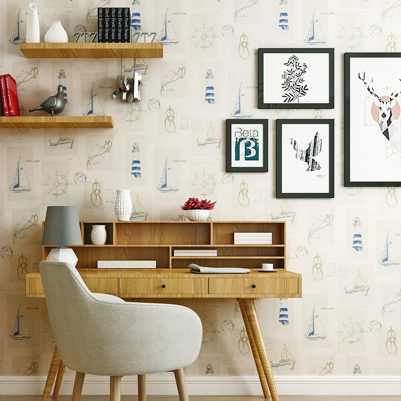 Обои в средиземноморском стиле для детской спальни обоев комнаты маленьких