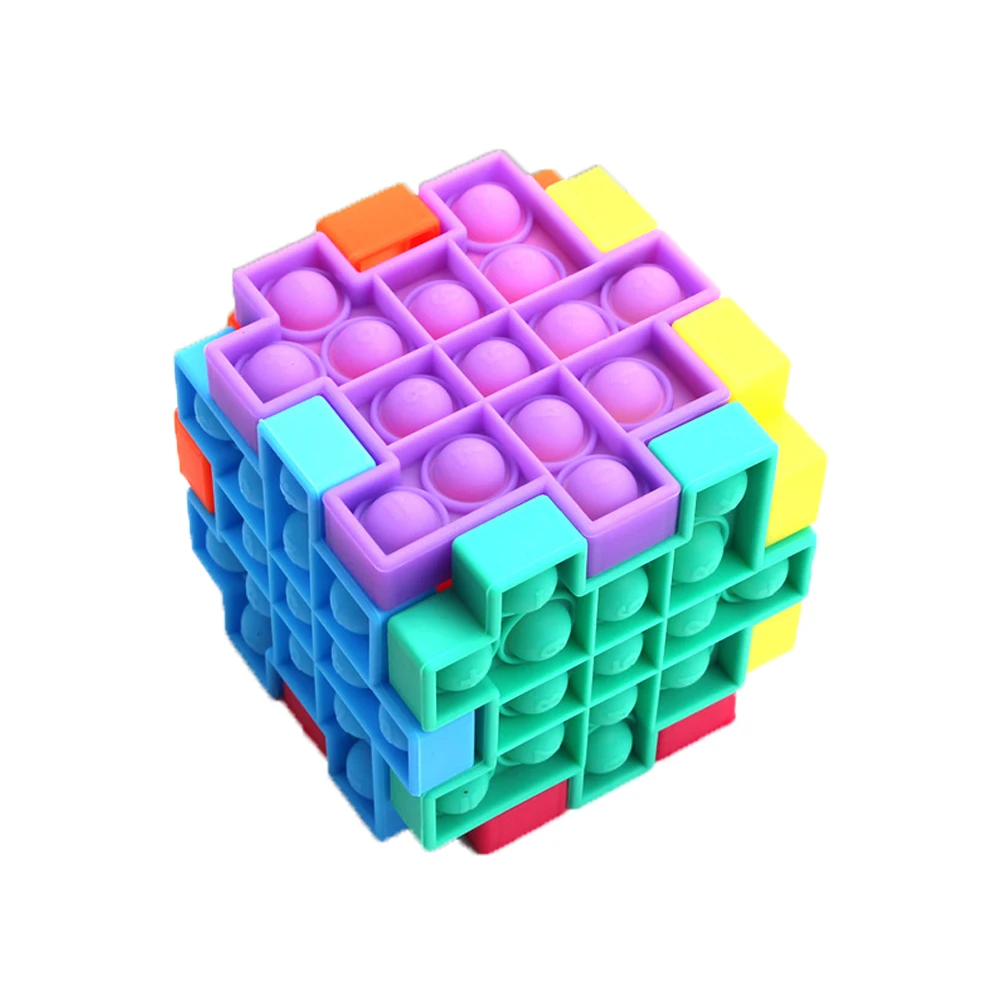 

Simple Dimple Cube Puzzle Toy Children Adult Anti Stress Pressure Reliever Board Controller Educational Toy Fidget Toy Gifts
