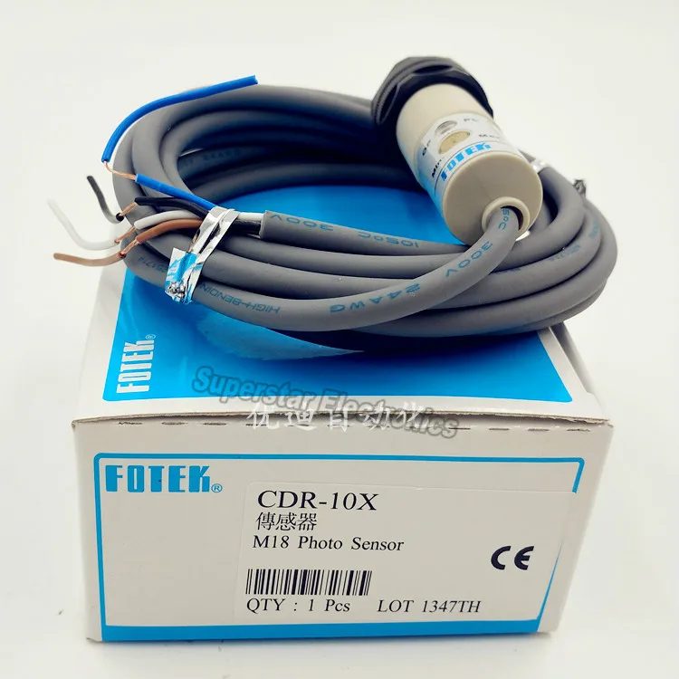 

CDR-10X FOTEK SENSOR Photoelectric Switch NPN/PNP High-Quality