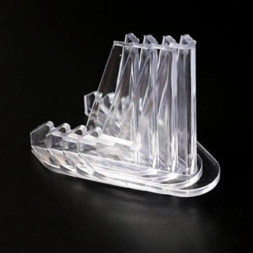 10 шт. прозрачные мини подставки для монет карточный стол карты медальоны 2 7