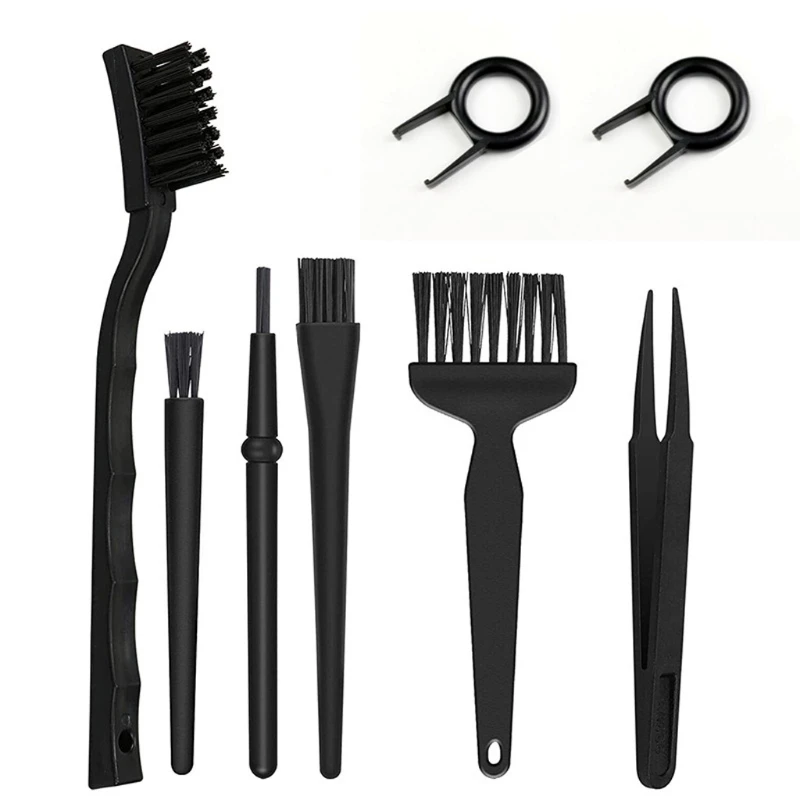 

Professional Computer Cleaning Brushes Kit 6-8 Pieces Dust-sweeping Anti-static Brushes Set
