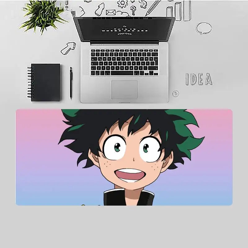 

my hero academia Large Mouse pad PC Computer mat Desk Table Protect Game Office Work Mouse Mat pad Non-slip Laptop Cushion