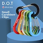 Рыбалка CC1 стальной маленький зажим-Карабин Открытый Кемпинг Мультитул рыболовные аксессуары 6 шт.