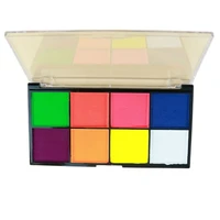 8 color face painting suit fluorsecen uv safe for kid double 12 special 100 boxes