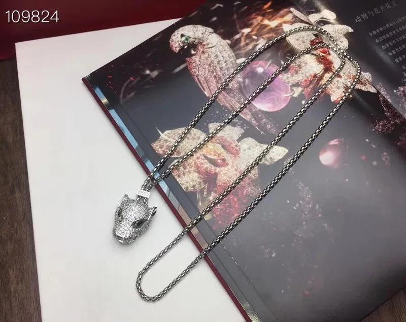 Популярные Брендовые вечерние ювелирные изделия фианит подвеска с пантерой