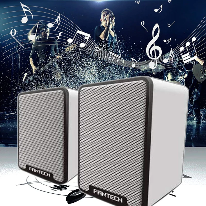 

Fantech GS733 Mobile Gameing and Music Speakers 3.5MM Pulg Wried Profession Gaming Speakers for PUBG LOL and Music Gamer Speaker