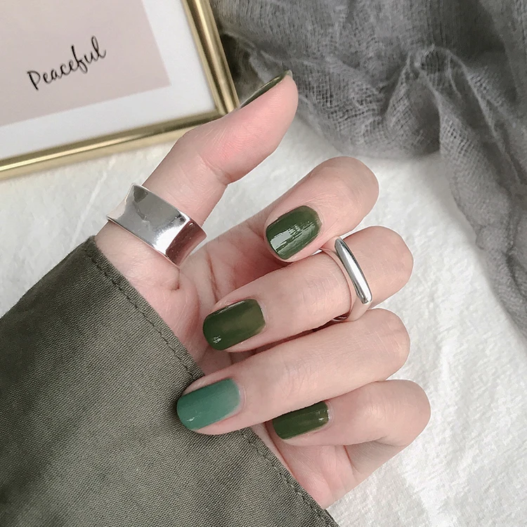 Женское и мужское кольцо с большим пальцем прямоугольное квадратное из