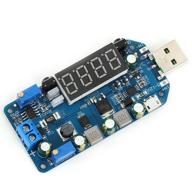 15 Вт Регулируемый Dc-Dc Cc Cv Usb 5V до 3 V 9V 12V 24V 30V повышающий/вниз Модуль питания