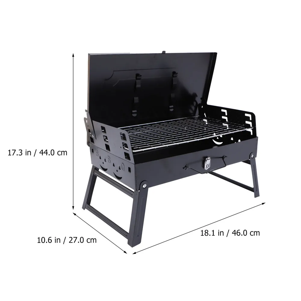 

1 Set Useful BBQ Rack Portable Charcoal Grill Folding Camping Cooking Grate
