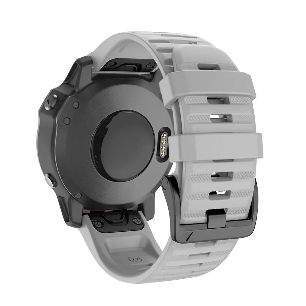 Ремешок Fenix5 для Garmin Fenix 6 6X Pro быстросъемный силиконовый браслет наручных часов fenix