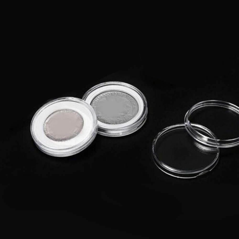 

Chic Wooden Coins Display Commemorative Coin Protection Storage Box Case For Collectible Coin With Capsules