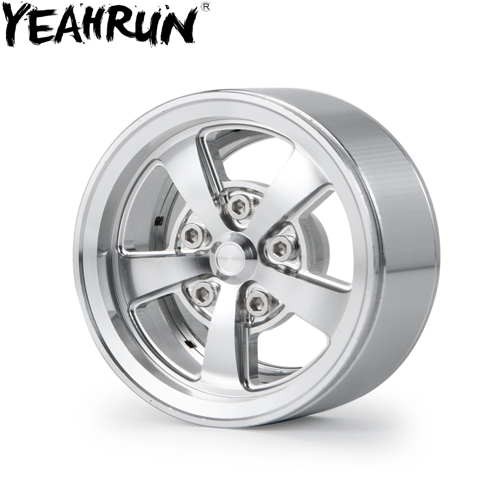 YEAHRUN 4 шт. 1 9 дюйма металлические колесные диски Beadlock для RC Crawler Axial SCX10 90046 D90