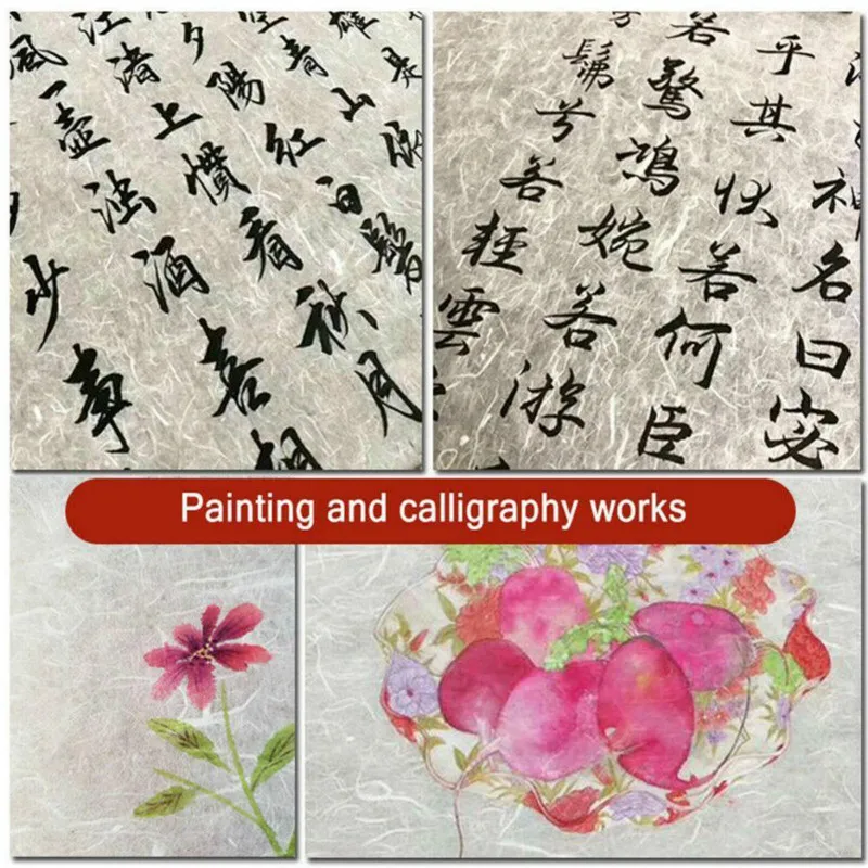 

Mulberry Rice Paper 10sheets Half Ripe Calligraphy Landscape Painting Rice Paper Chinese See-through Long Fiber Xuan Paper