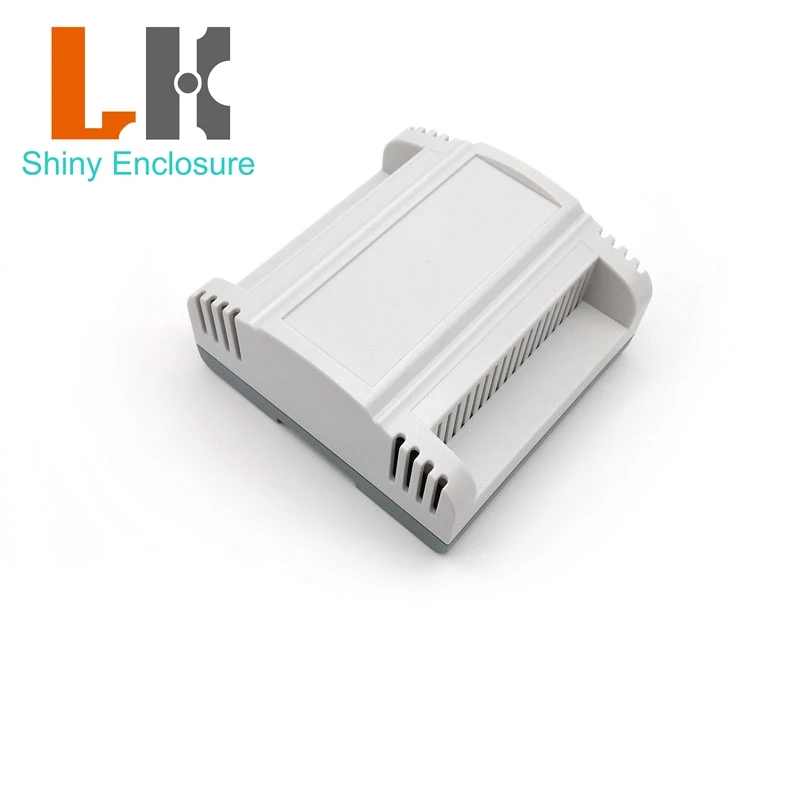 

LK-DR25 DIY Electronics CASE Control Box PLC Industrial Junction Box Din Rail Enclosure Plastic Box 111x108x55mm