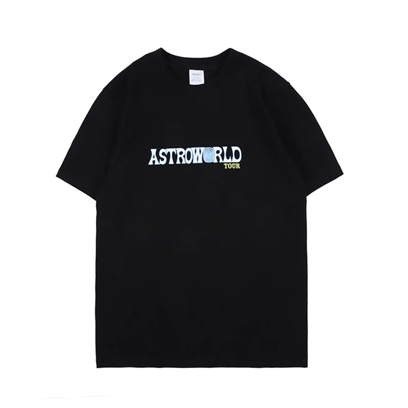 Трэвиса Скотта астромира тур футболка мужская хип-хоп Уличная 100% хлопок топ