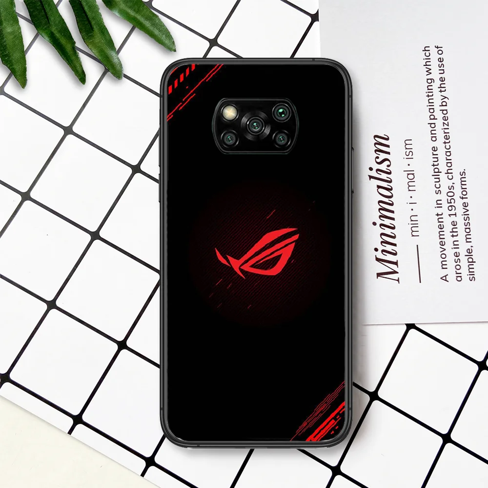 

Republic of Gamers ROG Phone Case For Xiaomi Mi Note 10 A3 9 MAX 3 A2 8 9 Lite Pro Ultra black Shell Pretty Funda Painting Cell