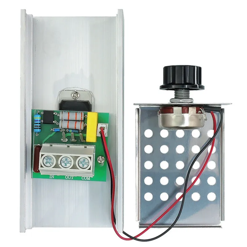 AC220V 10000 Вт Высокая мощность SCR Электронный регулятор напряжения скорости