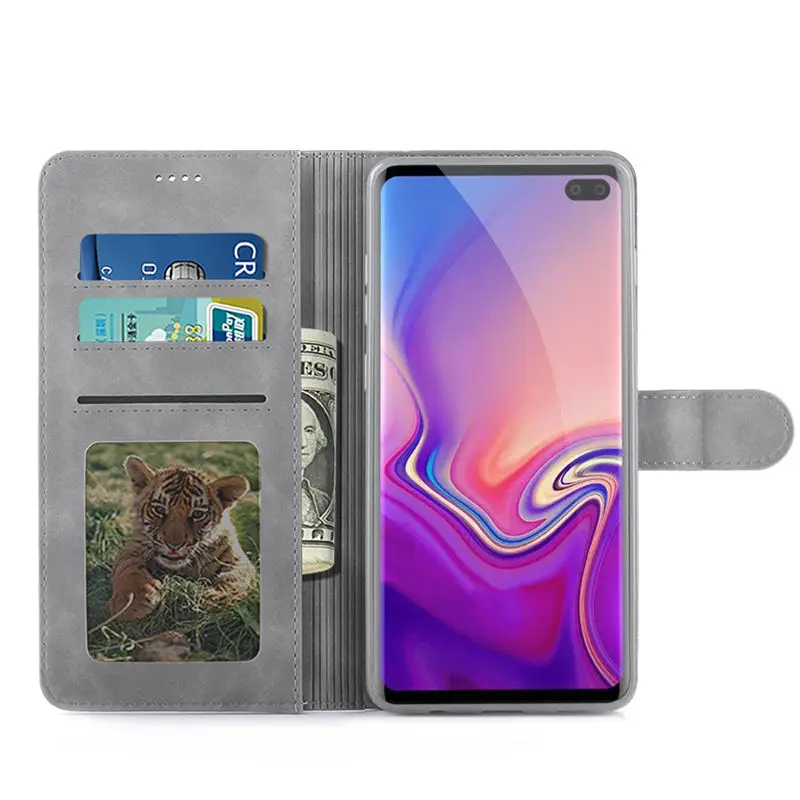 Чехол для samsung galaxy S10 5G, Роскошный кожаный флип-бумажник, чехол для телефона samsung galaxy S10E, чехол для samsung S10 Plus