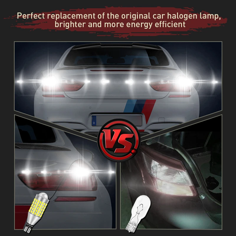 

1pcs 1200LM W16W T15 LED Bulb Canbus Car Backup Reverse Light For Mercedes Benz AMG CLA W203 W211 W204 W210 W124 W212 W202 W205