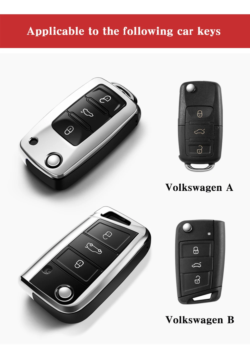 Высокое качество PC+ TPU чехол для ключей защитный чехол для телефона VW Passat Lavida Tiguan автомобильный держатель оболочки