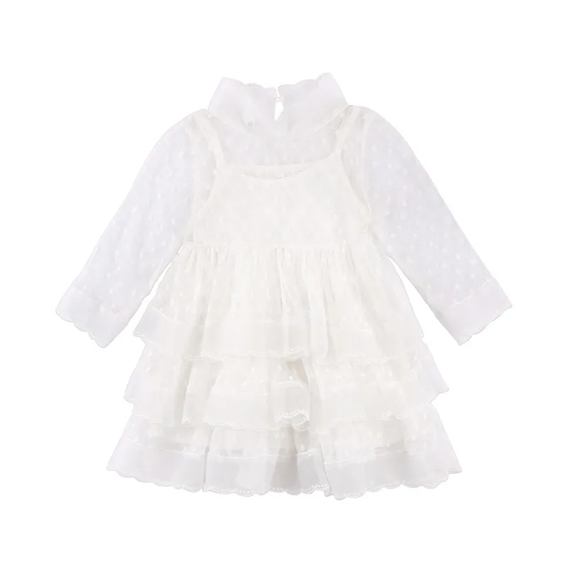 Женское милое белое кружевное платье для девочек новогодние костюмы платья