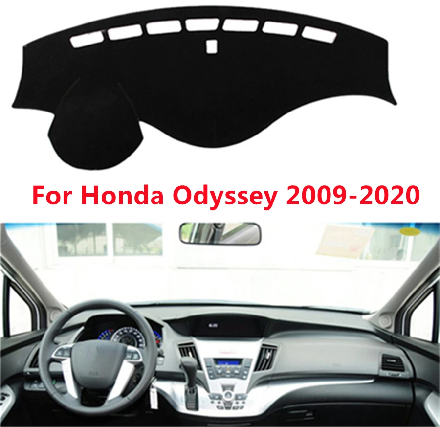 

Автомобильный коврик для приборной панели, коврик для приборной панели Honda Odyssey (2009-2020) 2010-11-12-13-14-15-16-2019 года, автомобильный солнцезащитный ко...