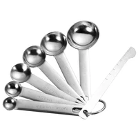 kapmore 7pcs premium stackable kitchen measuring spoon set stainless steel measuring spoons set for kitchen