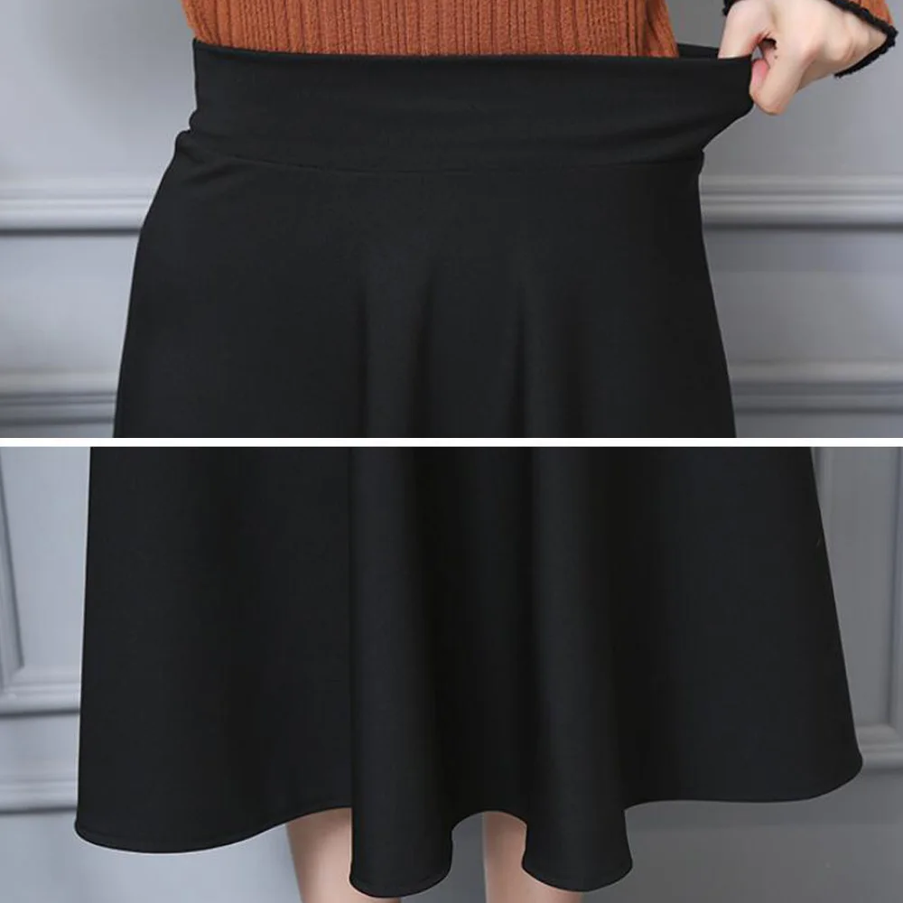 Юбка женская плиссированная трапециевидная с завышенной талией Офисная Длинная