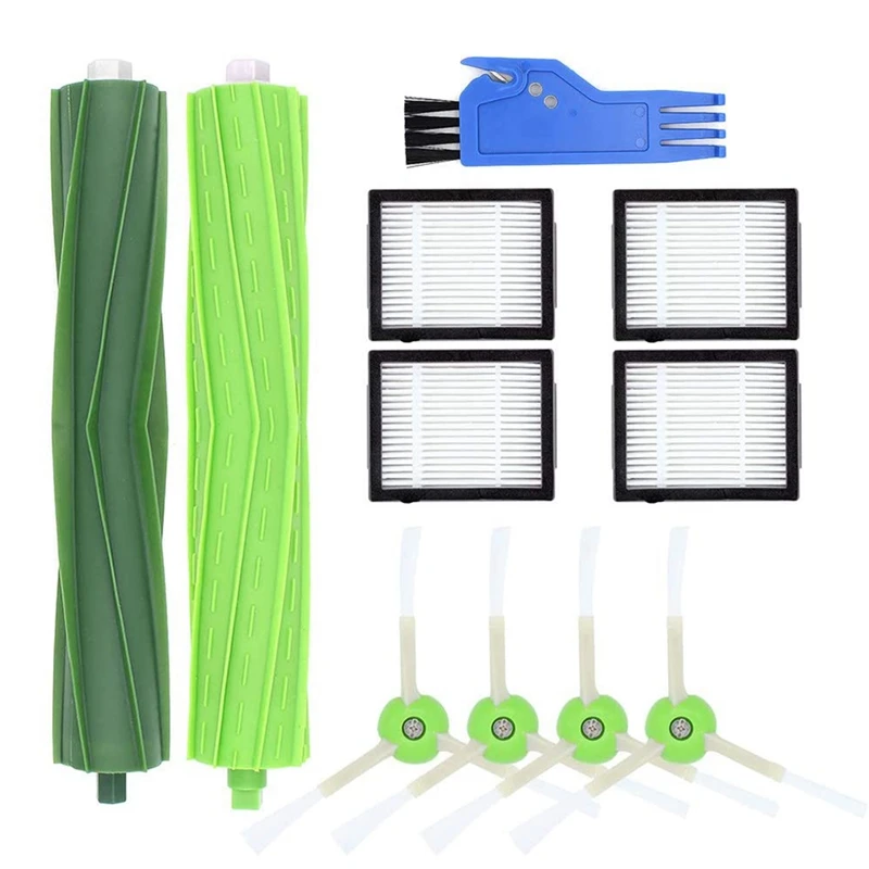 

11 шт. комплект для замены Аксессуары для IRobot Roomba I7 I7 +/I7 плюс E5 E6 E7 пылесос ЩЕТОЧНЫЕ фильтры запасные Запчасти