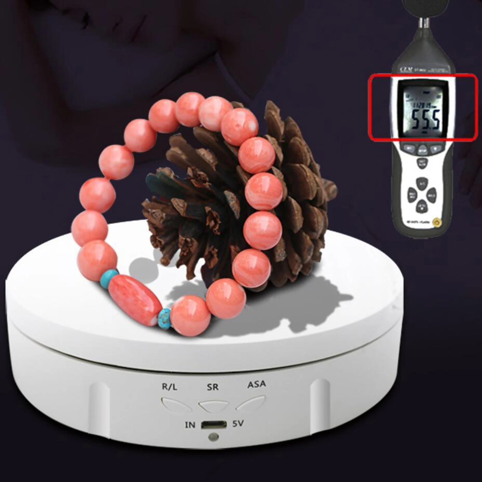 Вращающаяся витрина из АБС-пластика поворотный стол игрушки для хобби 3D