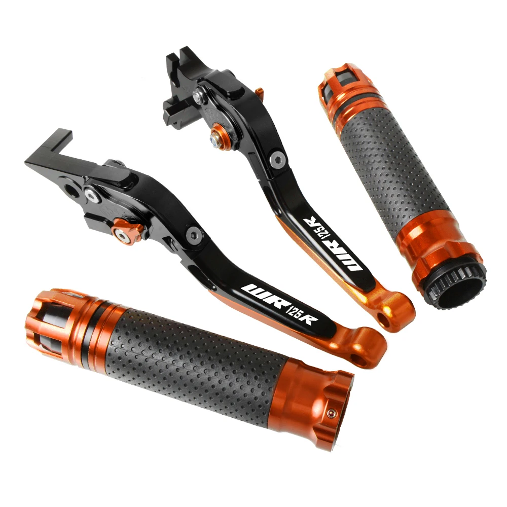 For YAMAHA WR125R WR 125R 2012 2013 2014 2015 2016 Motorcycle Clutch Brake Lever Extendable Adjustable Hand Grip Handlebar | Автомобили и