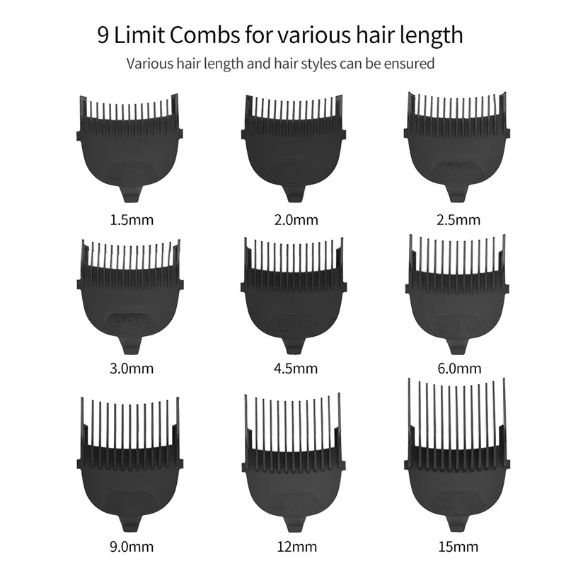 

Professional Hair Cutter Men Rechargeable Hair Trimmer Shaver Haircut Machine Cutting Clipper Electric Beard Trimmer Barber