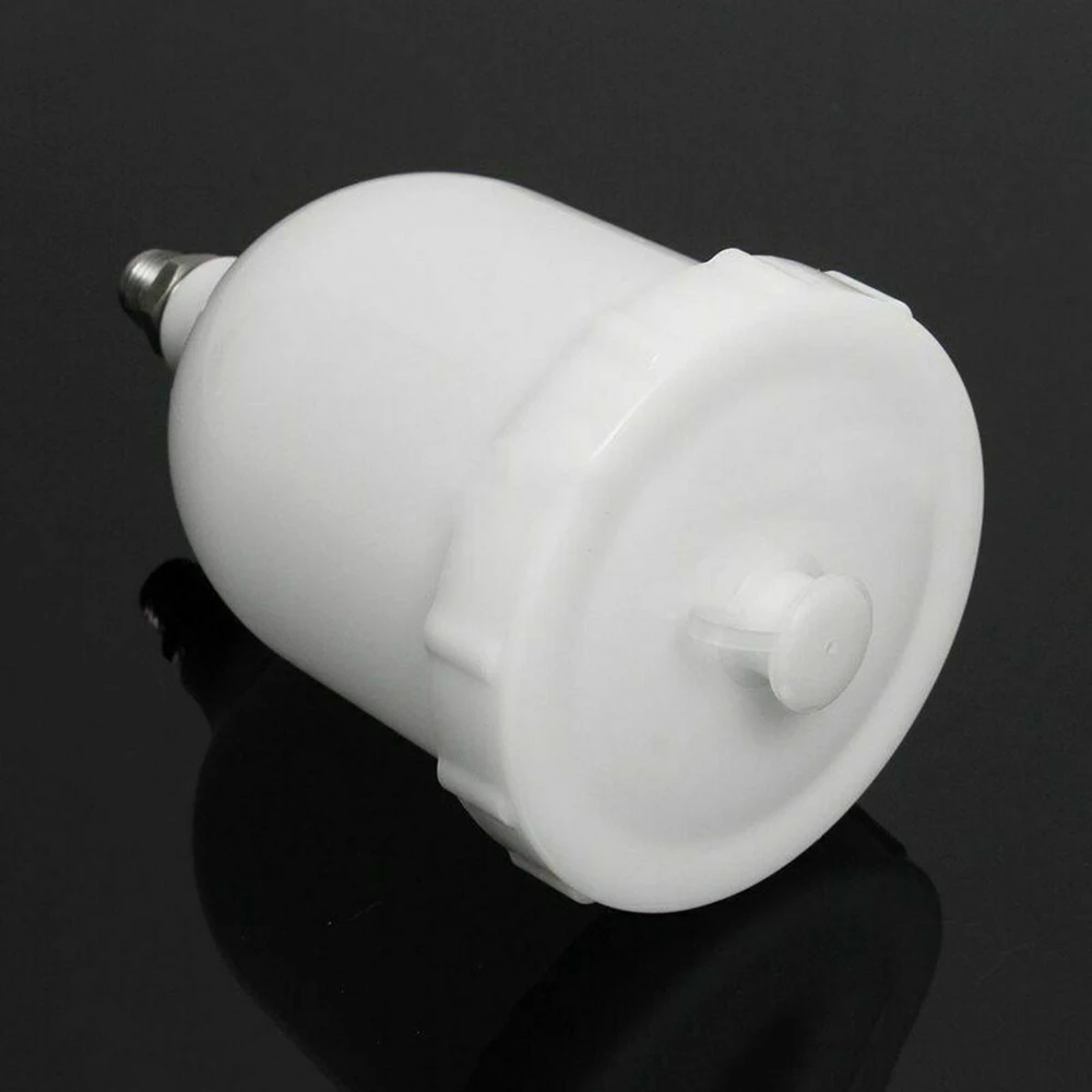 

White Plastic Container Pot 1pc Spray 600ml Cup Feed Sprayer Accessories