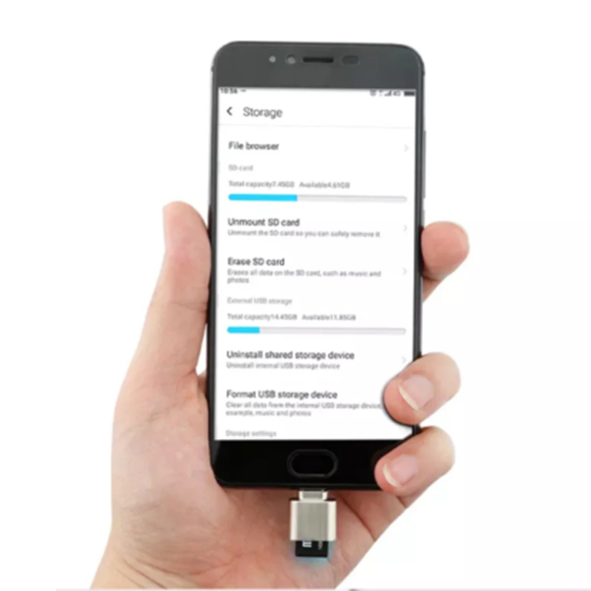 Конвертер SOONHUA Type C переходник с разъемом Папа папа на Micro SD (мама) и поддержкой