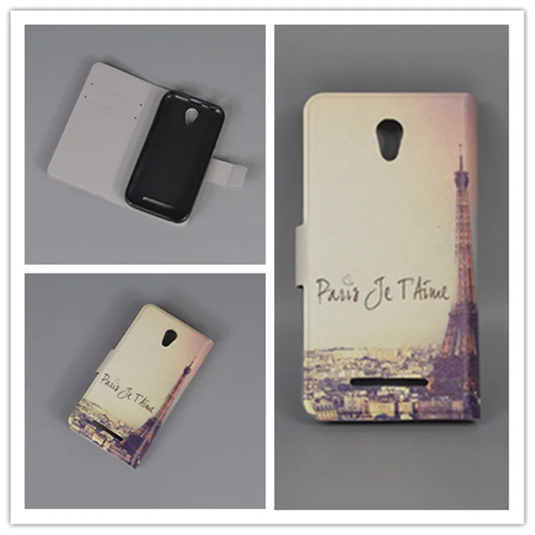 Ультра тонкий с бабочками цветами флагом винтажный защитный флип-чехол для ZTE Blade