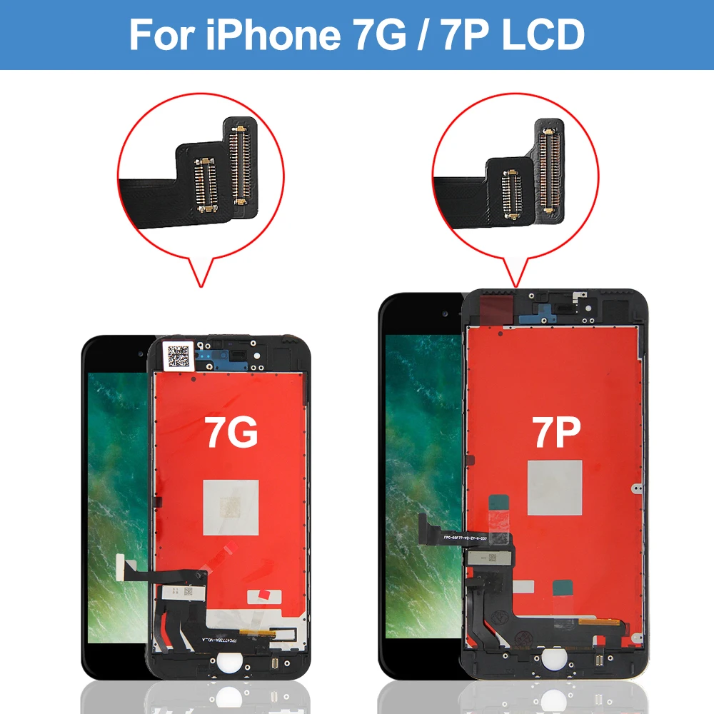 Сменный сенсорный экран для iPhone 6 7 8 6S Plus 5 5C 5S закаленное стекло инструменты ТПУ