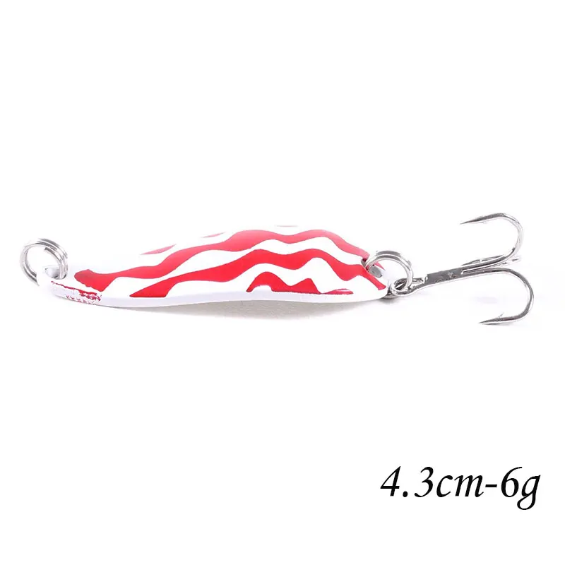 SP029-10 1pcs Metal Spinner Spoon Fishing Lure Hard Baits Gold /Silver Sequins Noise Paillette Treble Hook Tackle 10/10.5/14/16.5/20g - Цвет: SP029-10