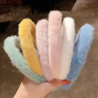 shorthair broadside hair accessories cute and sweet crystal headbands for women autumn and winter new headband