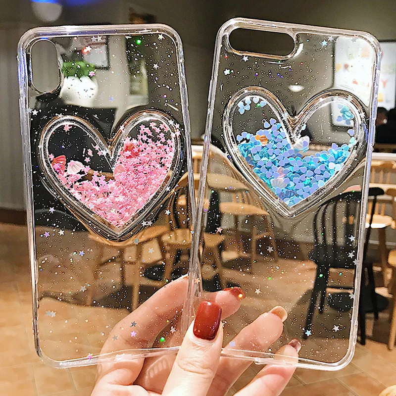 Роскошный Забавный чехол с сердцем для молодой девушки iPhone 11 pro MAX X XR XS 6 6S 7 8 7Plus 8Plus