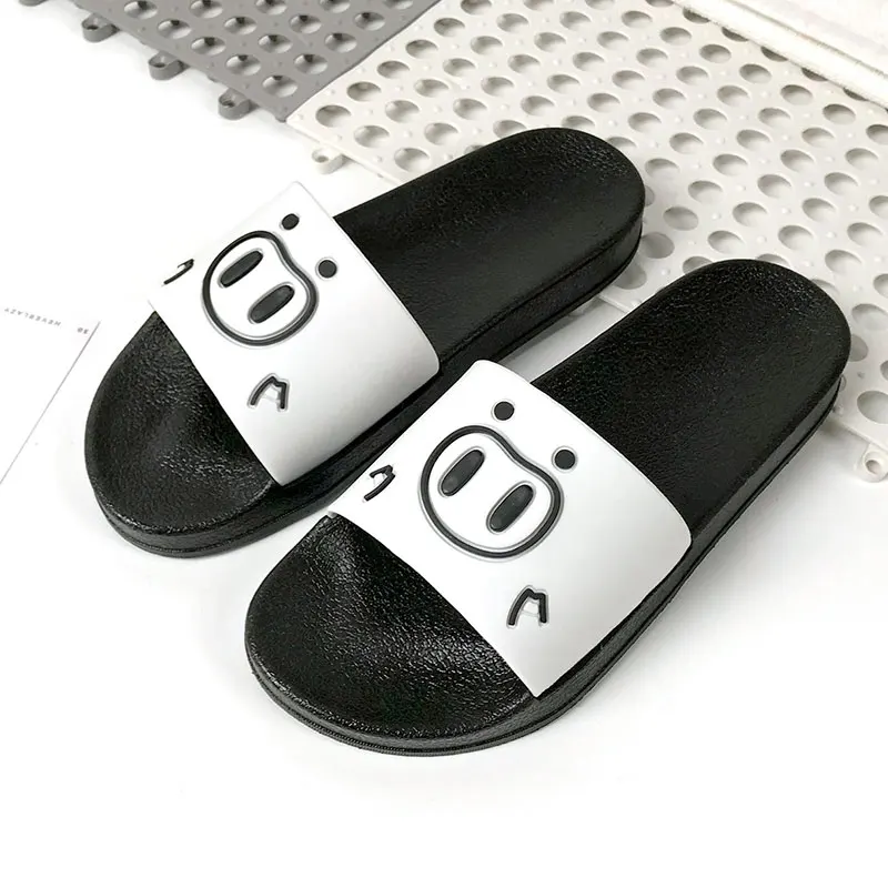 

Striped Cartoon Pig Cute Animal Women Home Slippers Summer Sandals Ladies Slides Indoor House Shoes Flip Flops Sandalias Mujer