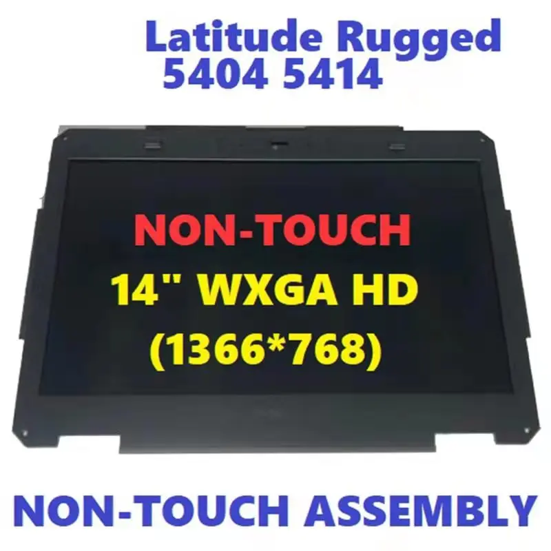 

JIANGLUN for Dell Latitude Rugged 5404 5414 14.0" WXGA HD Non Touch Screen Assembly