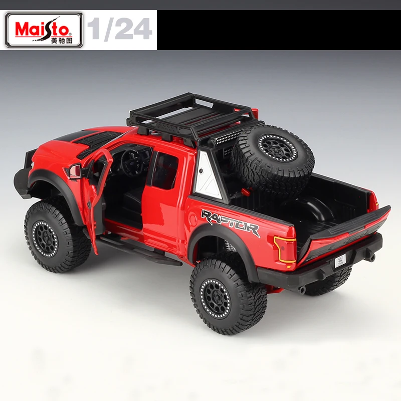 Maisto 1/24 F-150 Raptor SVT пикап литой автомобиль модель Металлический Игрушечный Автомобиль для детей подарок на день рождения игрушка