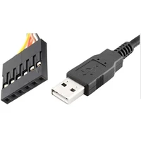 ftdi chip usb to 3 3v ttl uart serial cable connector end ttl 232r 3v3 compatible