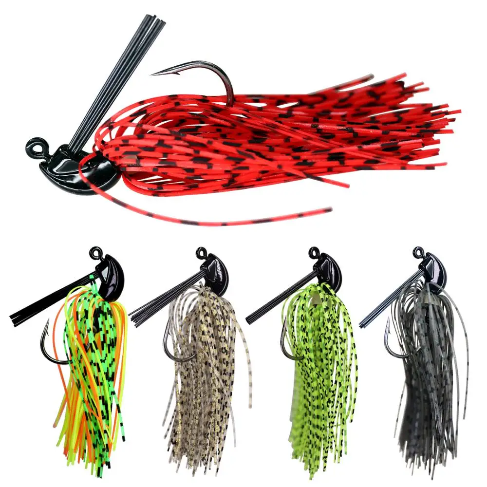 1 шт. 5g 7g 10g 14g Силиконовые Jig Head юбка борода рыболовная приманка резиновая