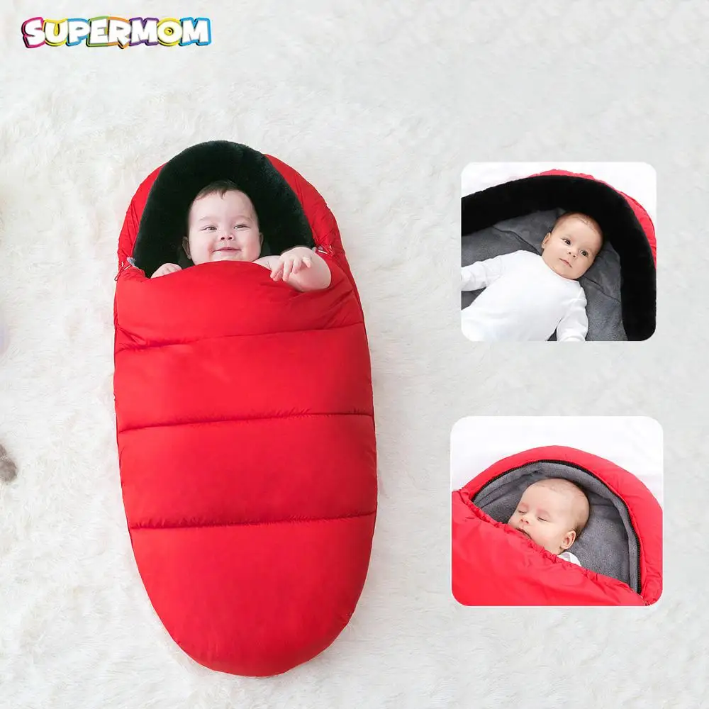 Спальный мешок для малышей зимний конверт коляски теплые плотные спальные мешки
