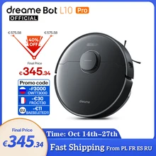 Dreame Bot L10 Pro Smart Robot Vacuum Cleaner For Home 4000PA Wet and Dry Smart Washing Vaccum cleaner robot Floor Cleaning